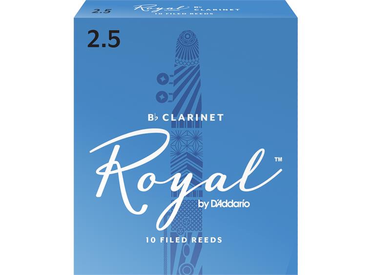 D'Addario Royal Bb Klarinett 2,50 (RCB1025) 10 stk